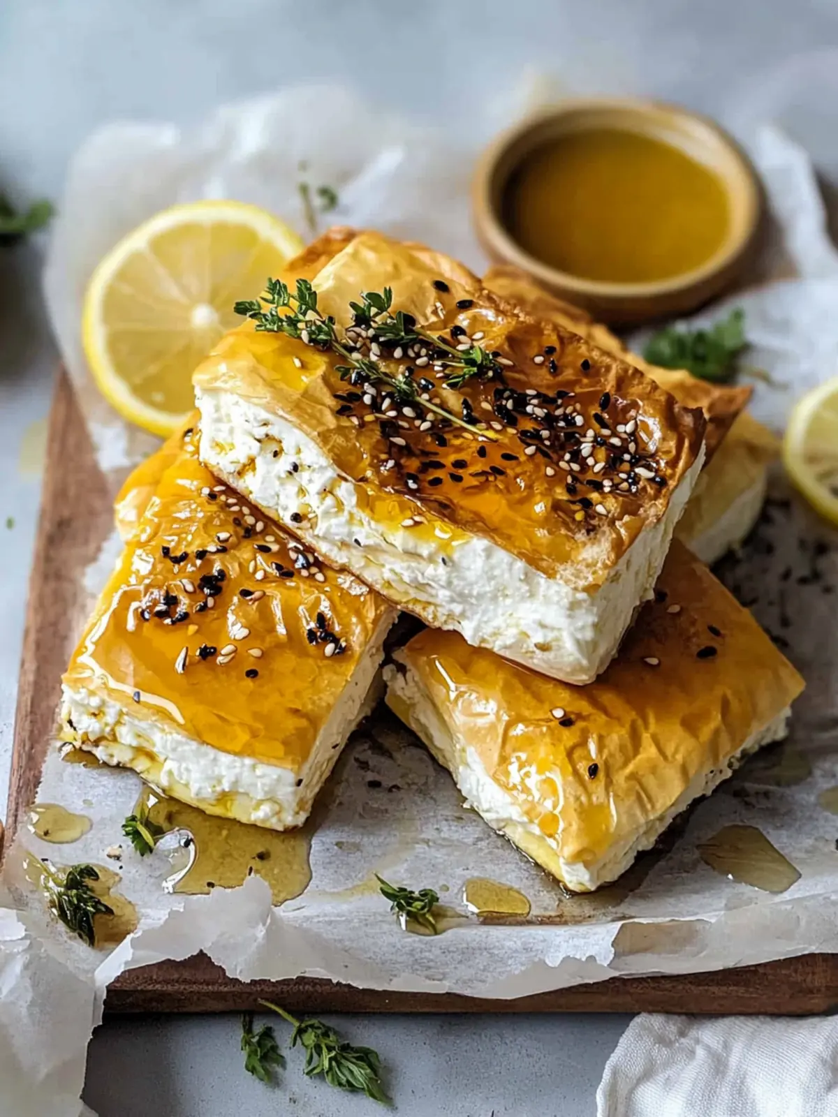 Melt-in-Your-Mouth Greek Honey Baked Feta Delight 4 Greek Honey Baked Feta