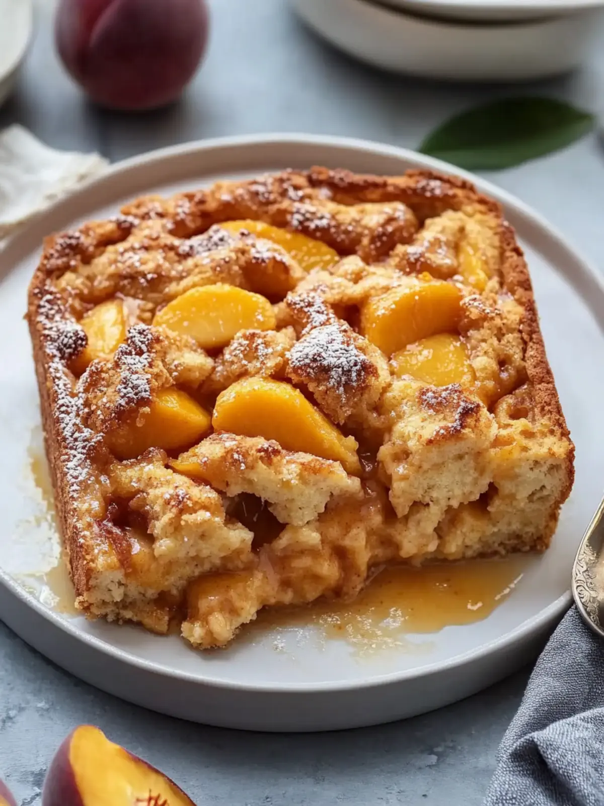 Irresistible Easy Peach Cobbler French Toast Bake Delight 4 Easy Peach Cobbler French Toast Bake