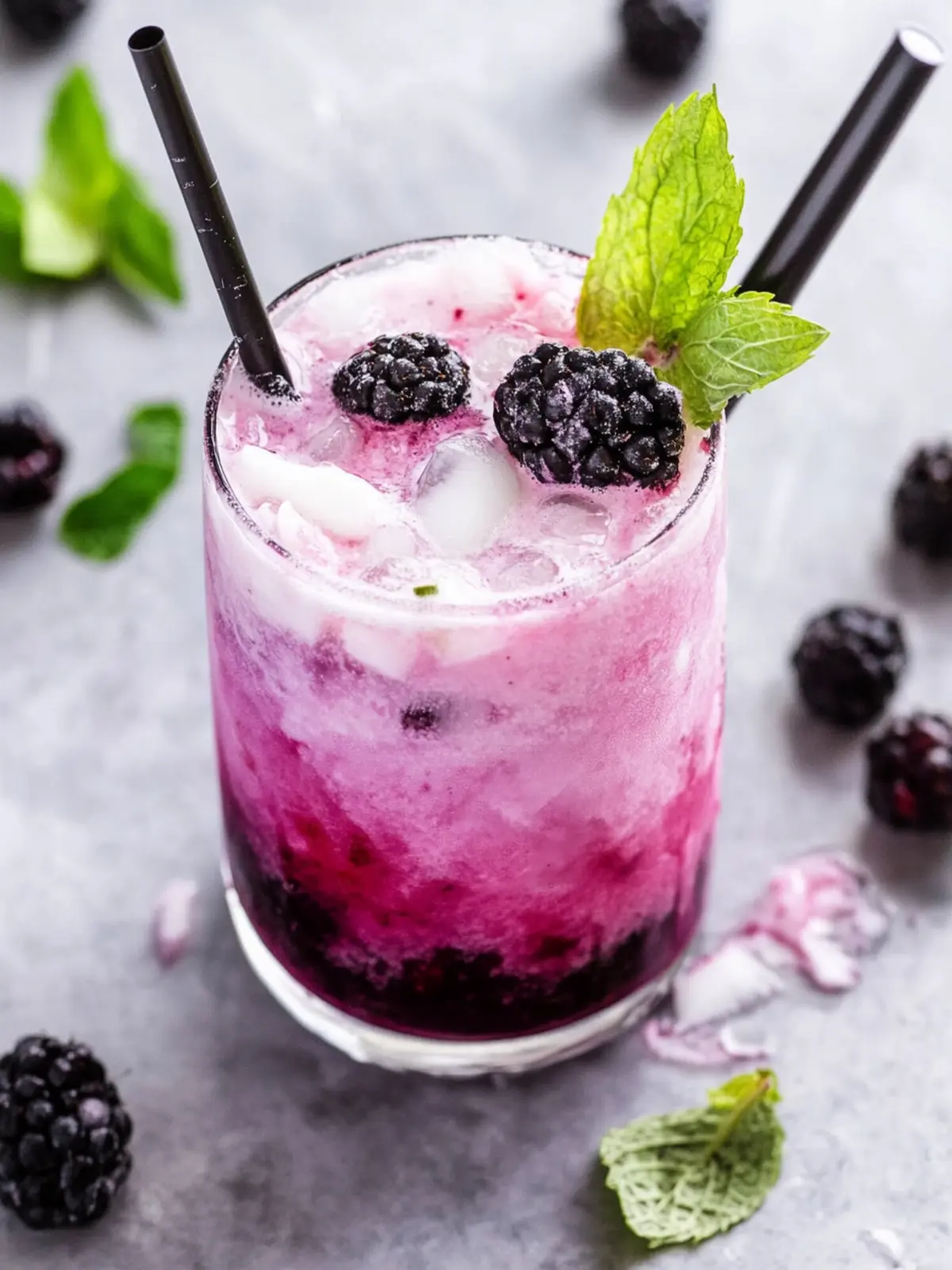Creamy Blackberry Coconut Mojito: Your Summer Sipping Delight 2 Creamy Blackberry Coconut Mojito