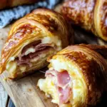 Sourdough Ham & Cheese Croissants: Easy Overnight Delight 6 Sourdough Ham & Cheese Croissants (Overnight Recipe)