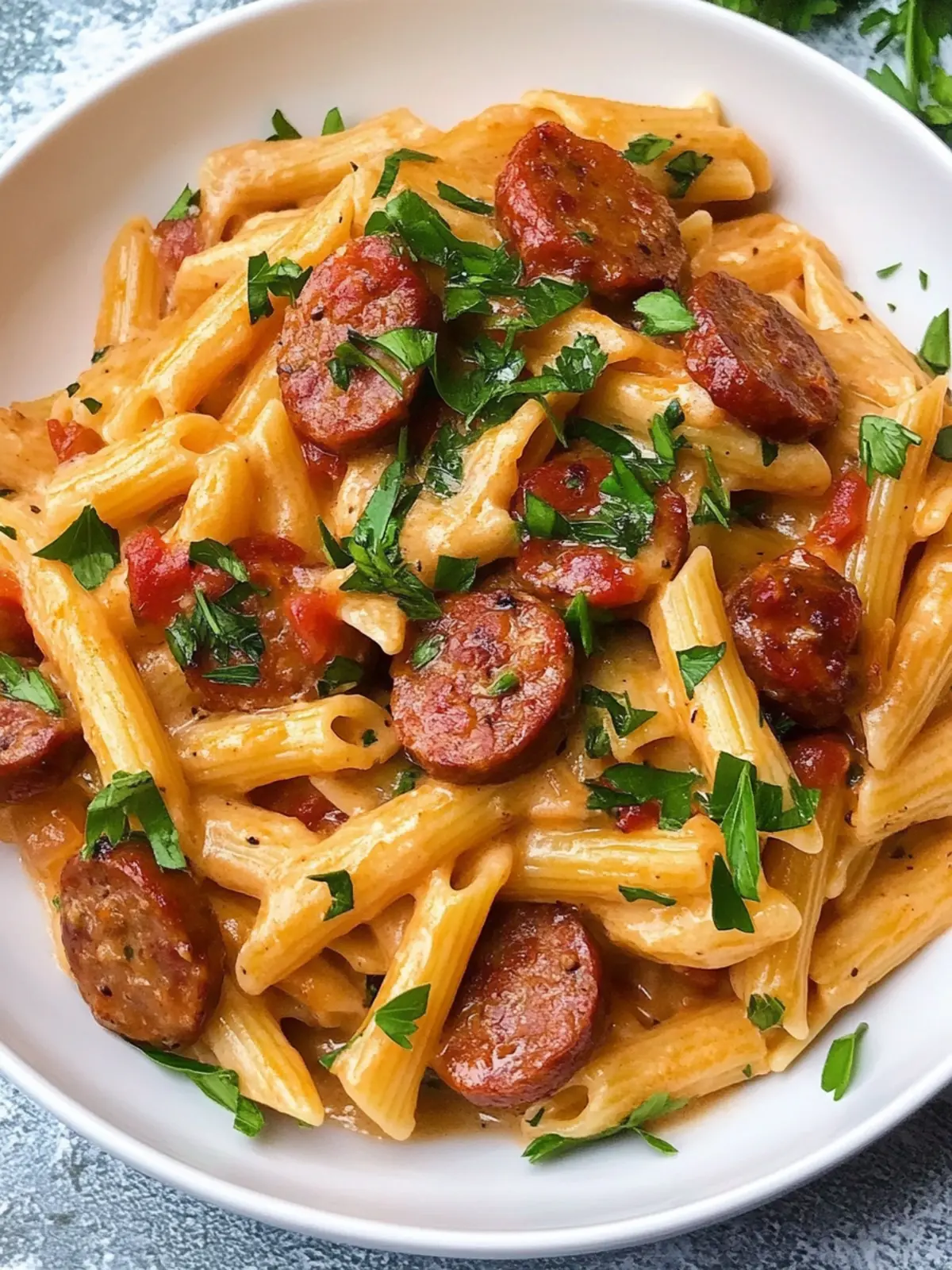 30-Minute One Pot Creamy Cajun Sausage Pasta Bliss 5 One Pot Creamy Cajun Sausage Pasta (30-Minutes)