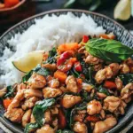 Savory Thai Basil Chicken (Pad Krapow Gai) in 20 Minutes! 7 Thai Basil Chicken (Pad Krapow Gai)