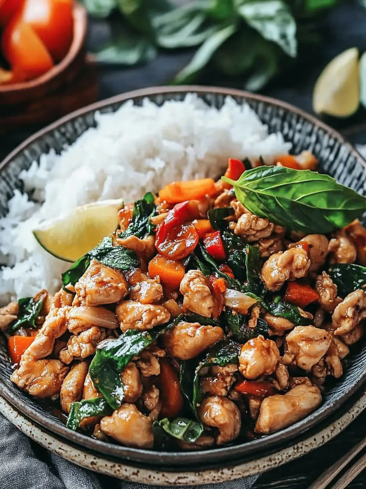 Savory Thai Basil Chicken (Pad Krapow Gai) in 20 Minutes! 5 Thai Basil Chicken (Pad Krapow Gai)