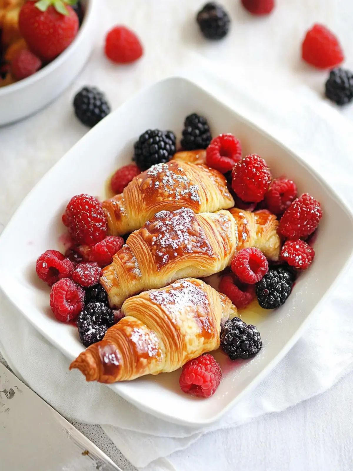 Berry Croissant Bake: Your Dreamy Make-Ahead Breakfast Delight 3 Berry Croissant Bake
