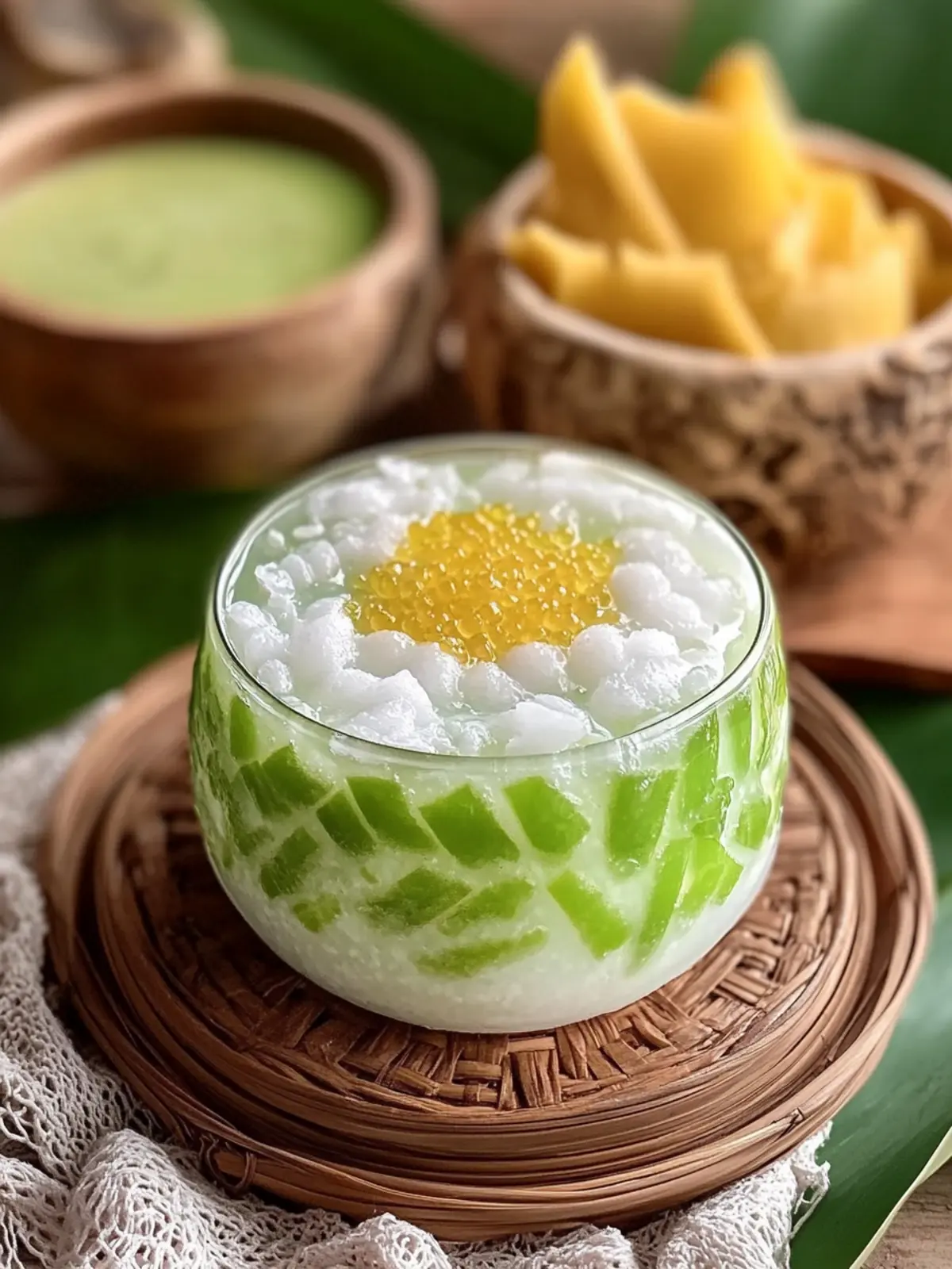Thai Lod Chong Dessert Cendol Recipe for a Cool Summer Treat 2 Thai Lod Chong Dessert (Cendol Recipe)