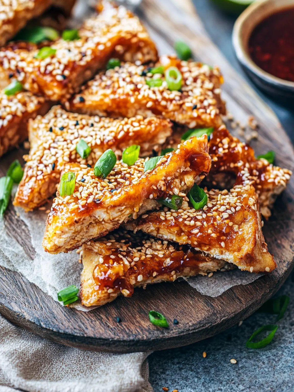 Delicious Sesame Chicken Toast for a Crispy Homemade Treat 4 Sesame Chicken Toast