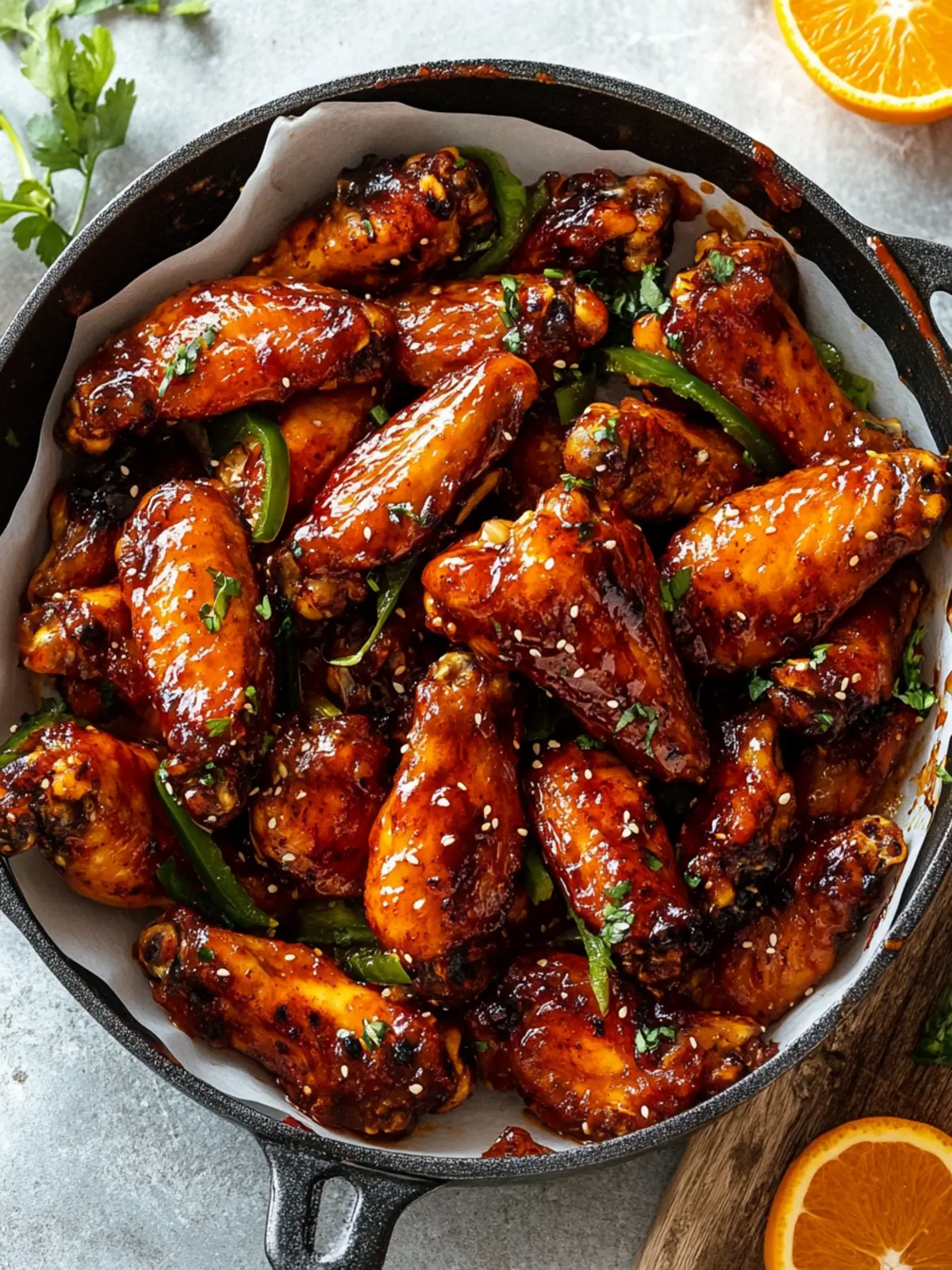 Crispy Spicy Orange Chicken Wings You’ll Crave Again and Again 3 Spicy Orange Chicken Wings