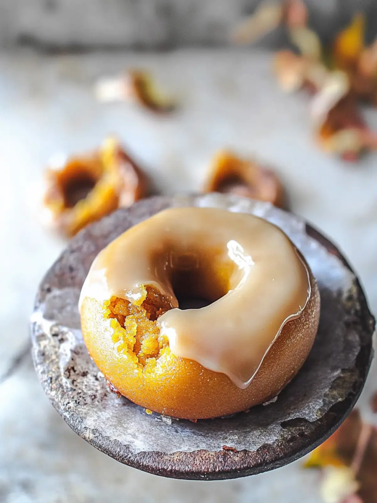 Baked Pumpkin Mochi Donuts with Simple Maple Glaze Magic 3 Baked Pumpkin Mochi Donuts with a Simple Maple Glaze
