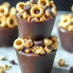 Delicious No-Bake Chocolate Peanut Butter Cheerios Cups 6 Chocolate Peanut Butter Cheerios Cups