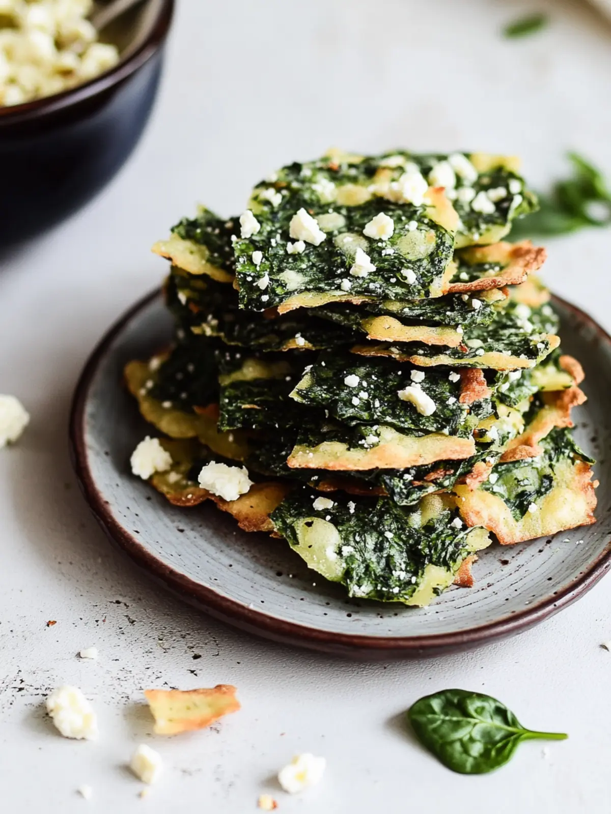 Spinach and Feta Crisps: The Ultimate Quick Snack Delight 4 Spinach and Feta Crisps