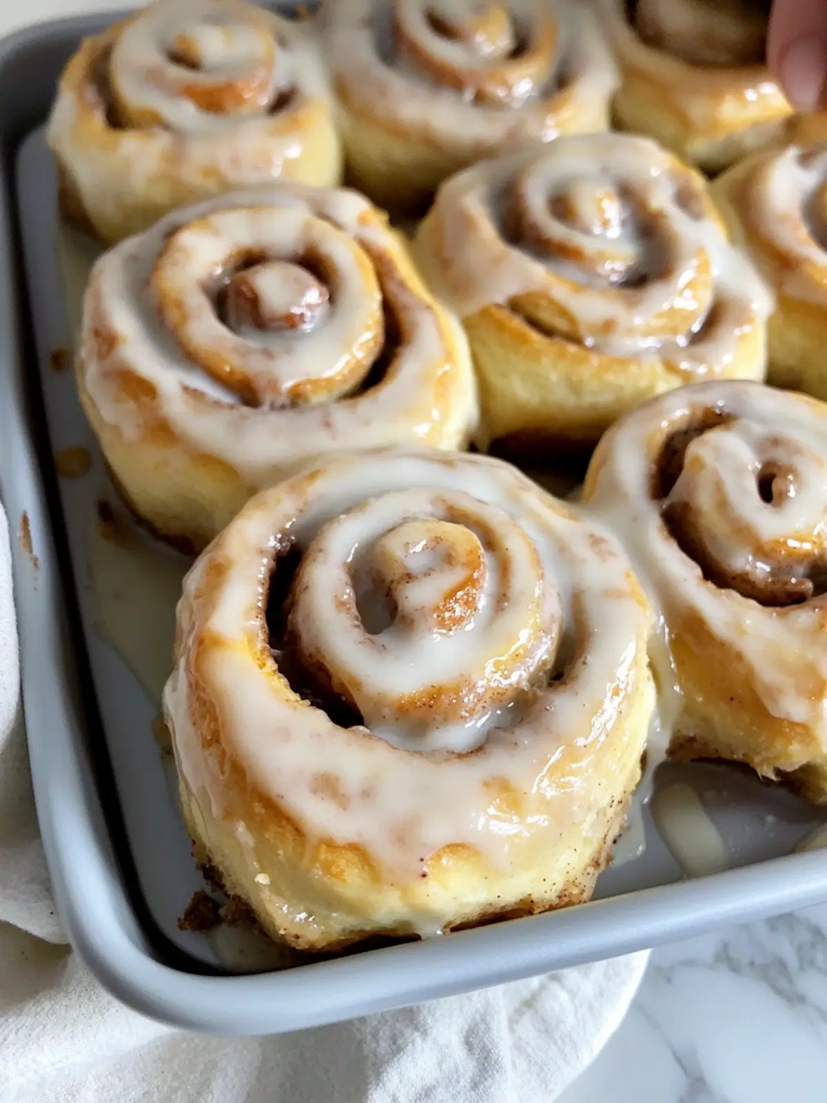 Gooey Collagen Cinnamon Rolls with 20 Grams of Protein Per Roll 5 Gooey Collagen Cinnamon Rolls (20 grams per roll!)
