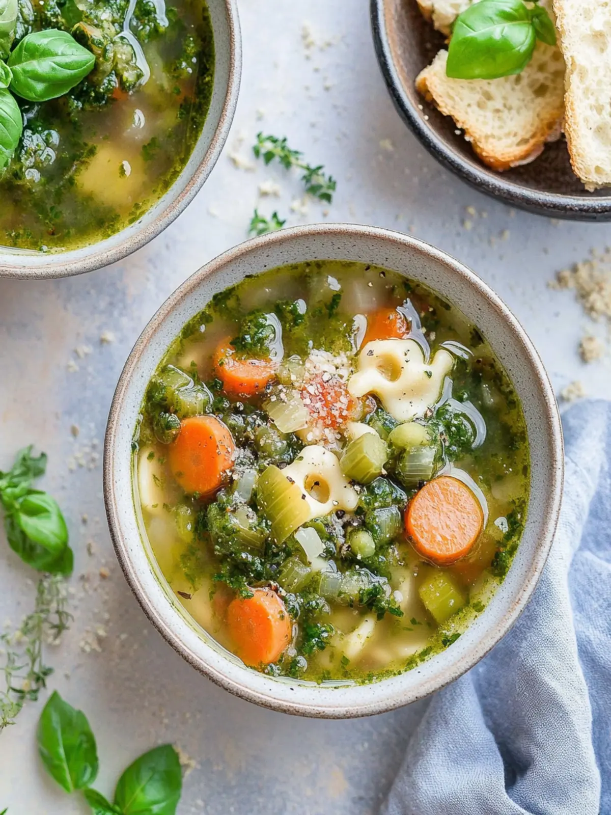 Pistou Soup – French Vegetable Soup for a Fresh Flavor Boost 3 Pistou Soup – French vegetable soup (Soupe au Pistou)