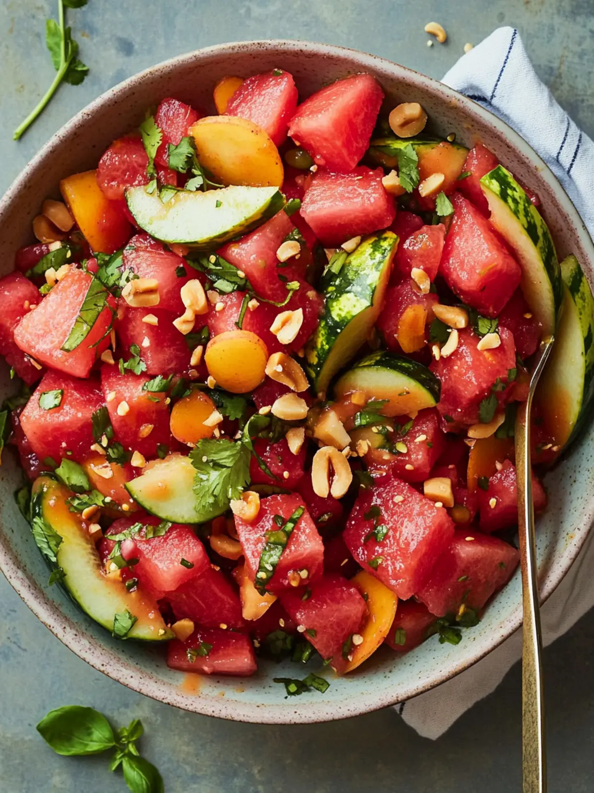 Delicious Thai Watermelon Salad: A Sweet & Spicy Summer Treat 4 Thai Watermelon Salad
