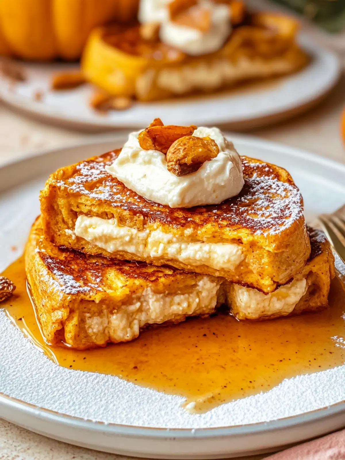 Cream Cheese Stuffed Pumpkin French Toast for Cozy Mornings 4 Cream Cheese Stuffed Pumpkin French Toast
