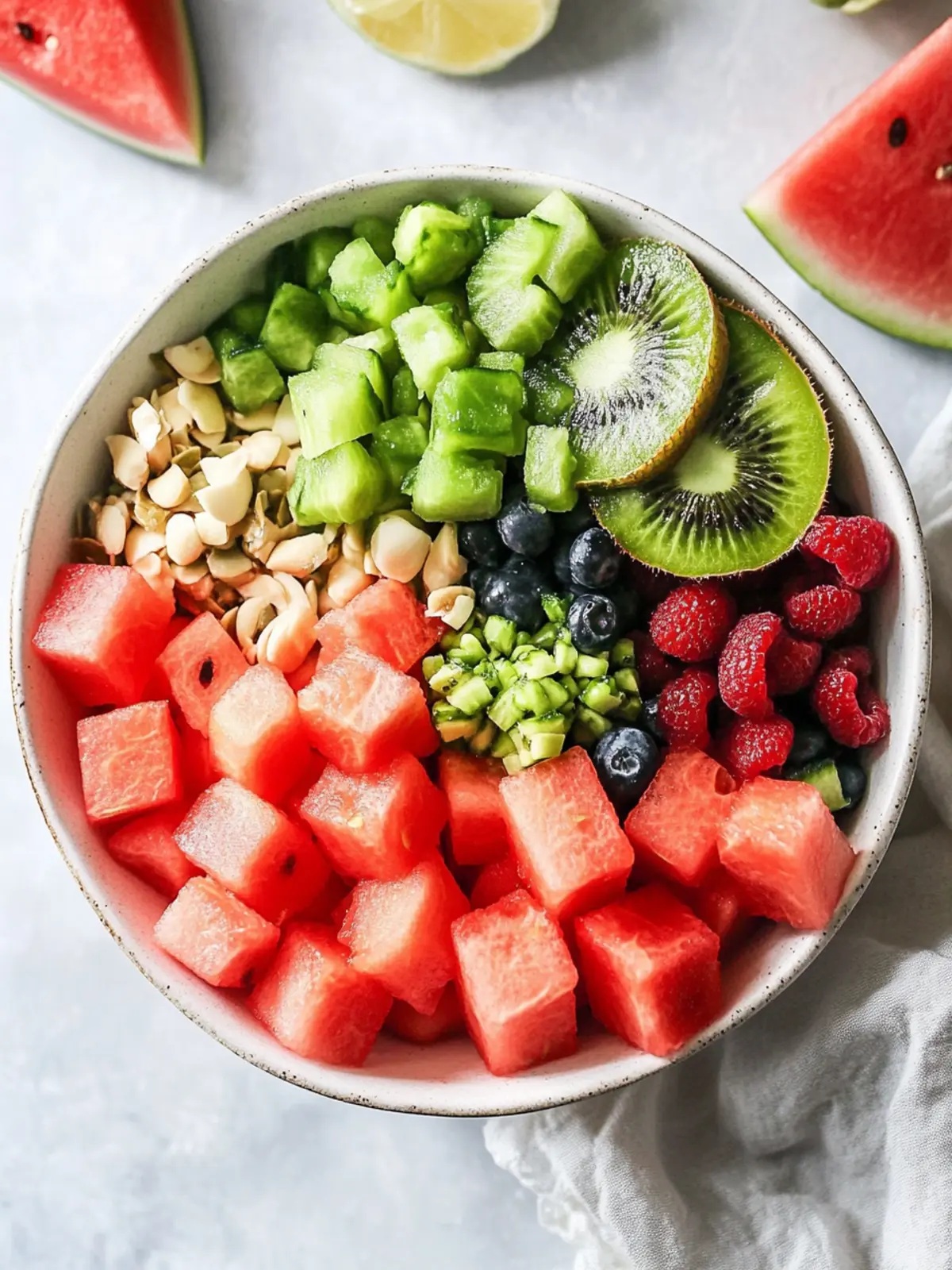 Vegan Watermelon Poke Bowls That Will Refresh Your Summer Days 2 Vegan Watermelon Poke Bowls