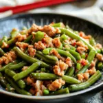 Quick and Tasty Chinese Stir-Fried Green Beans with Minced Pork 8 Chinese Stir-Fried Green Beans with Minced Pork