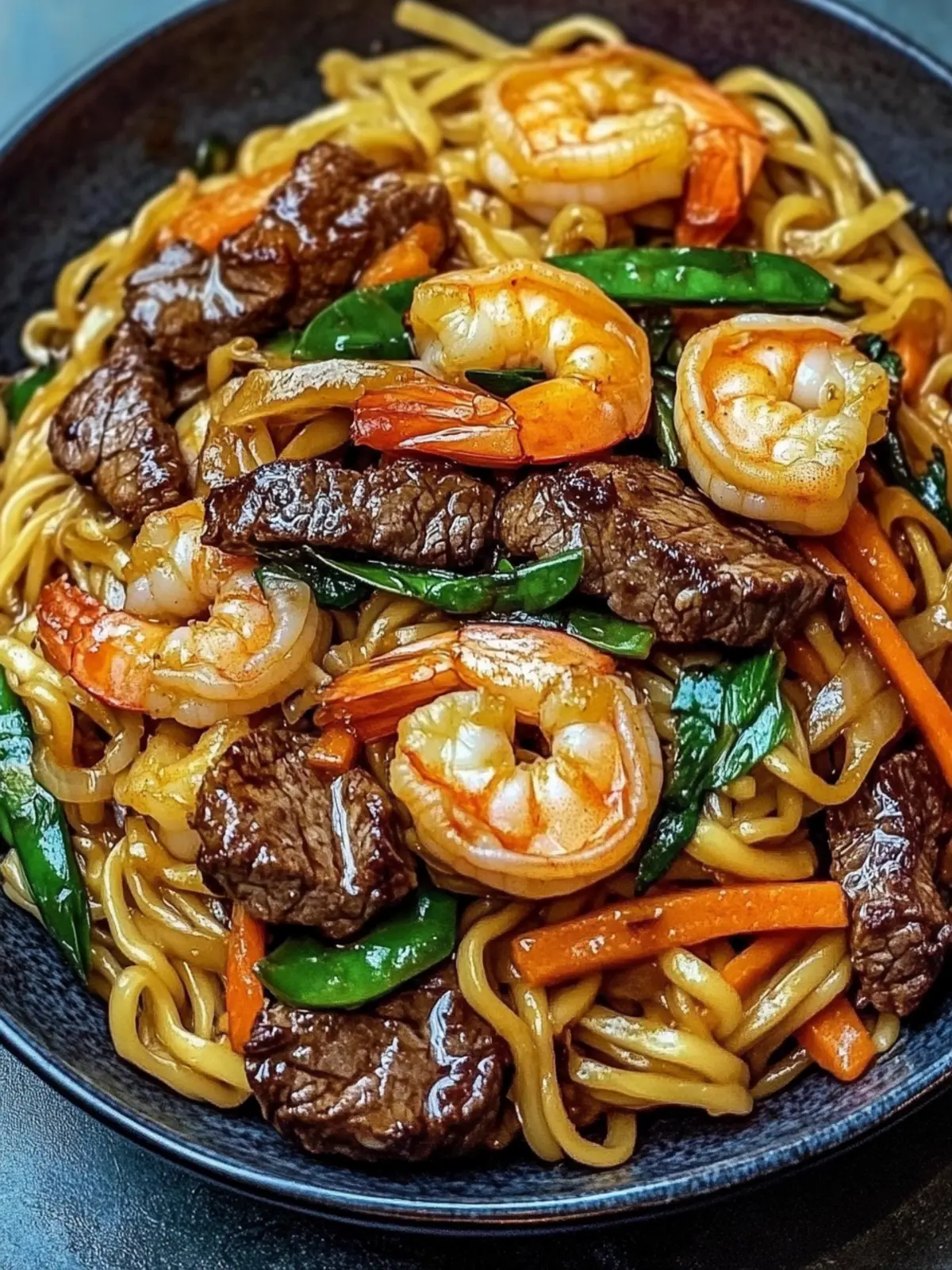 Steak & Shrimp Stir-Fried Noodles: Your New Weeknight Favorite 3 Steak & Shrimp Stir-Fried Noodles