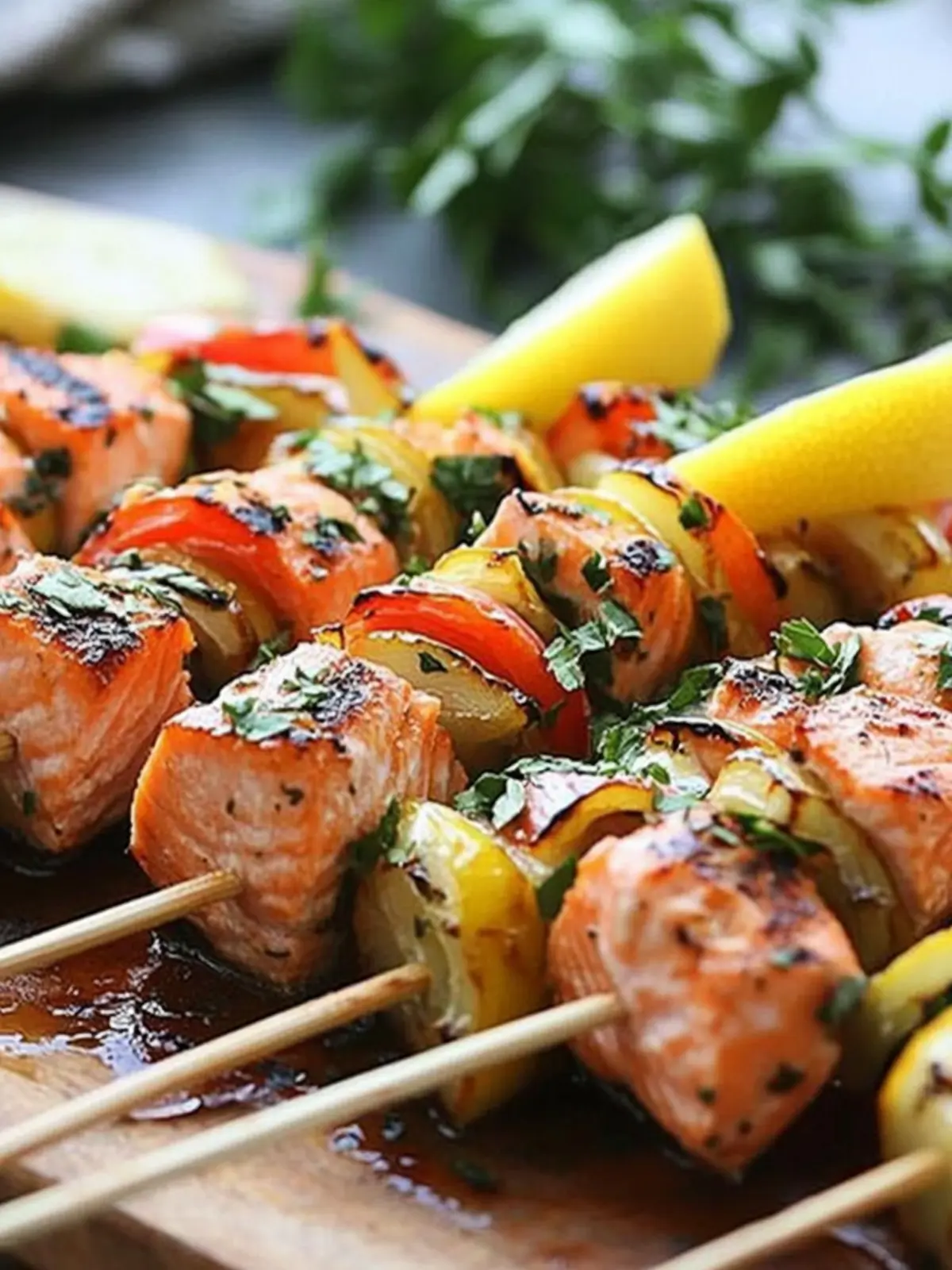 Savory Grilled Salmon Kebabs Ready in Just 25 Minutes 4 Grilled Salmon Kebabs