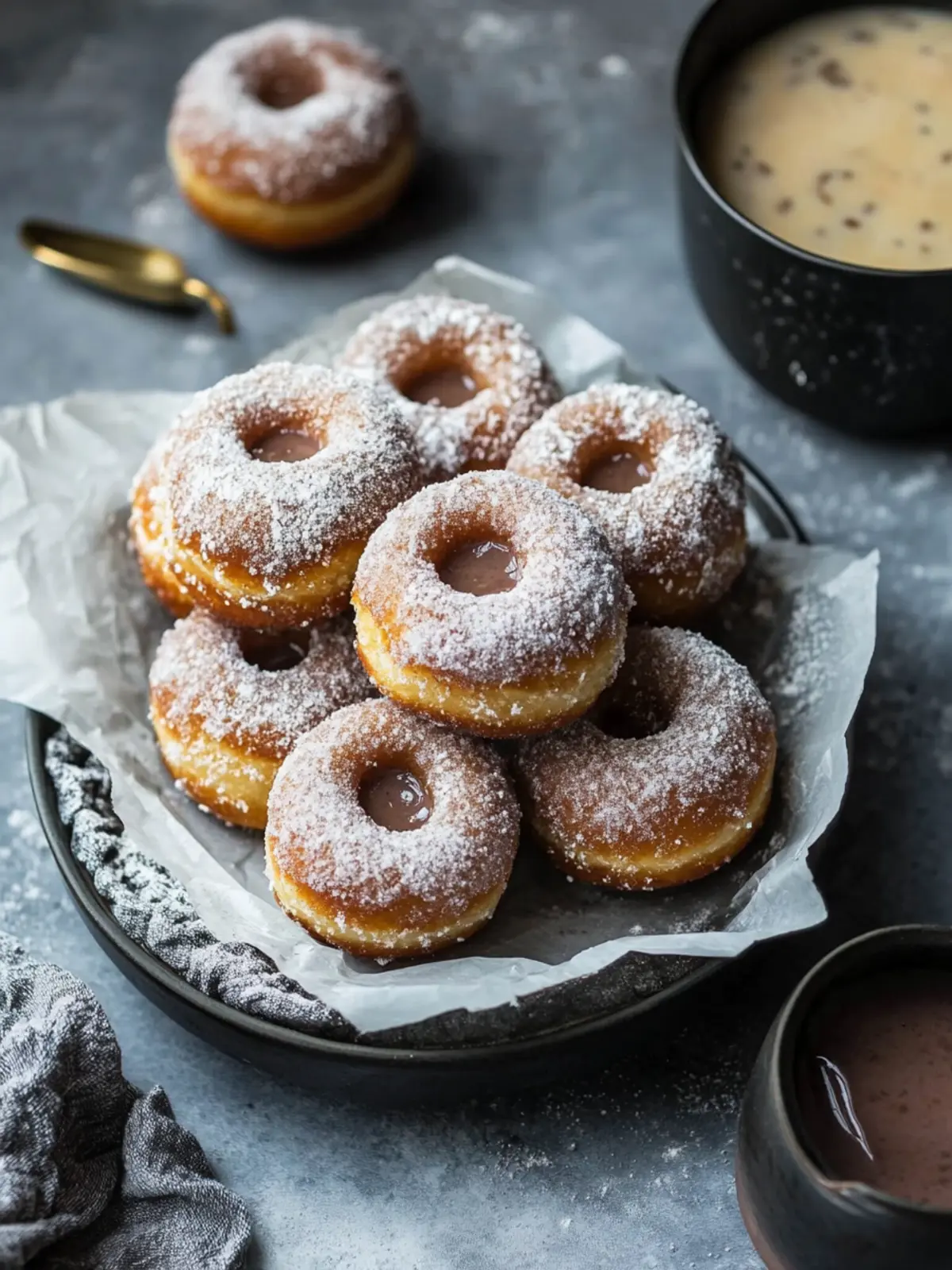 Delicious Dirty Chai Cream Filled Doughnuts for Brunch Bliss 2 Dirty Chai Cream Filled Doughnuts