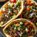 Mediterranean Ground Beef Pita Pockets for Busy Weeknights 6 Mediterranean Ground Beef Pita Pockets