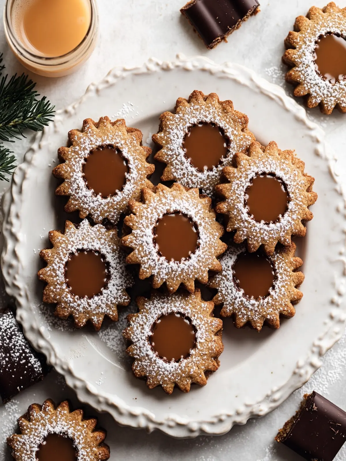 Decadent Salted Caramel Chocolate Linzer Cookies You’ll Love 2 Salted Caramel Chocolate Linzer Cookies