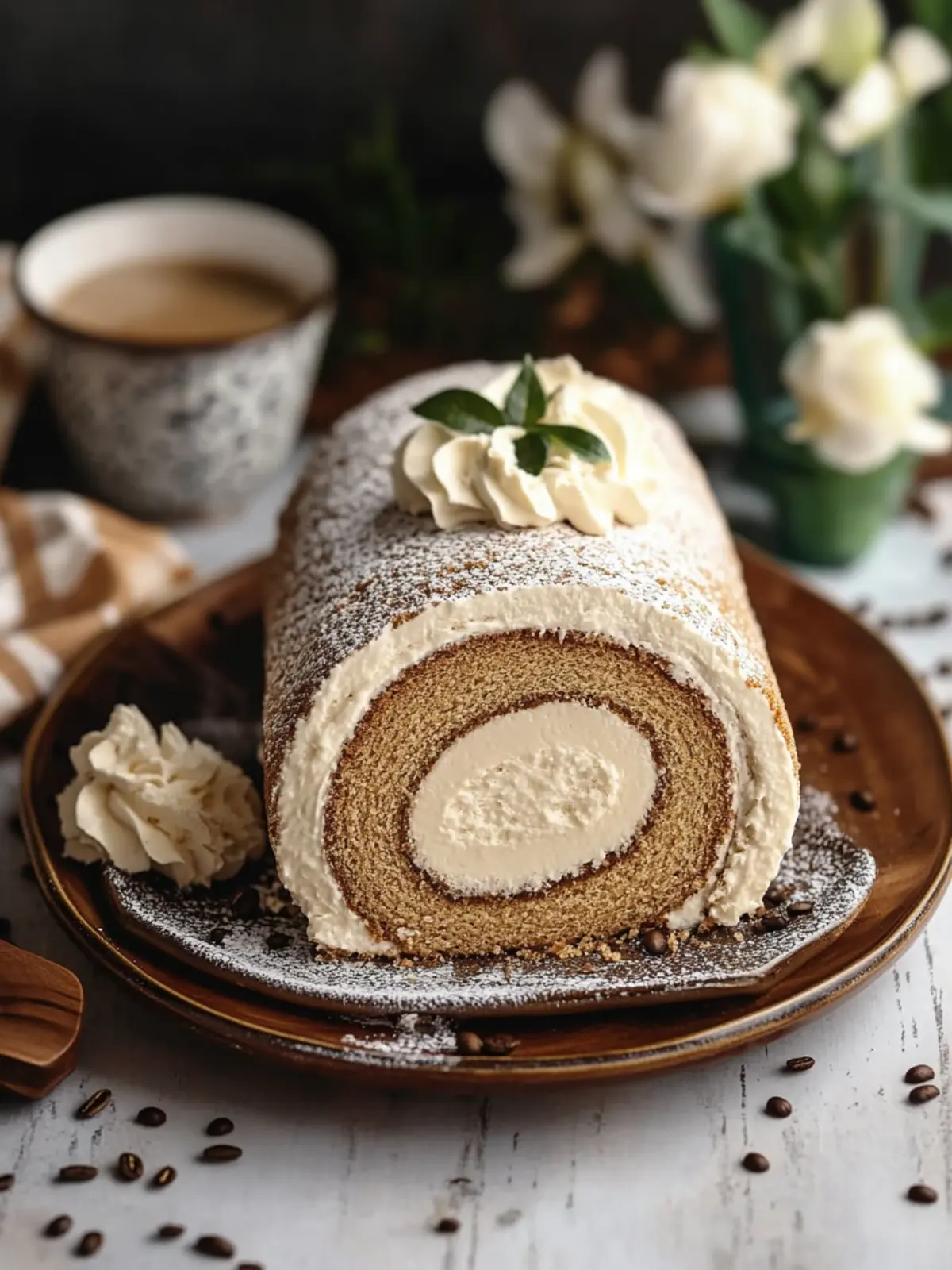 Fluffy Coffee Swiss Roll: A Dreamy Dessert You’ll Love 5 Coffee Swiss Roll