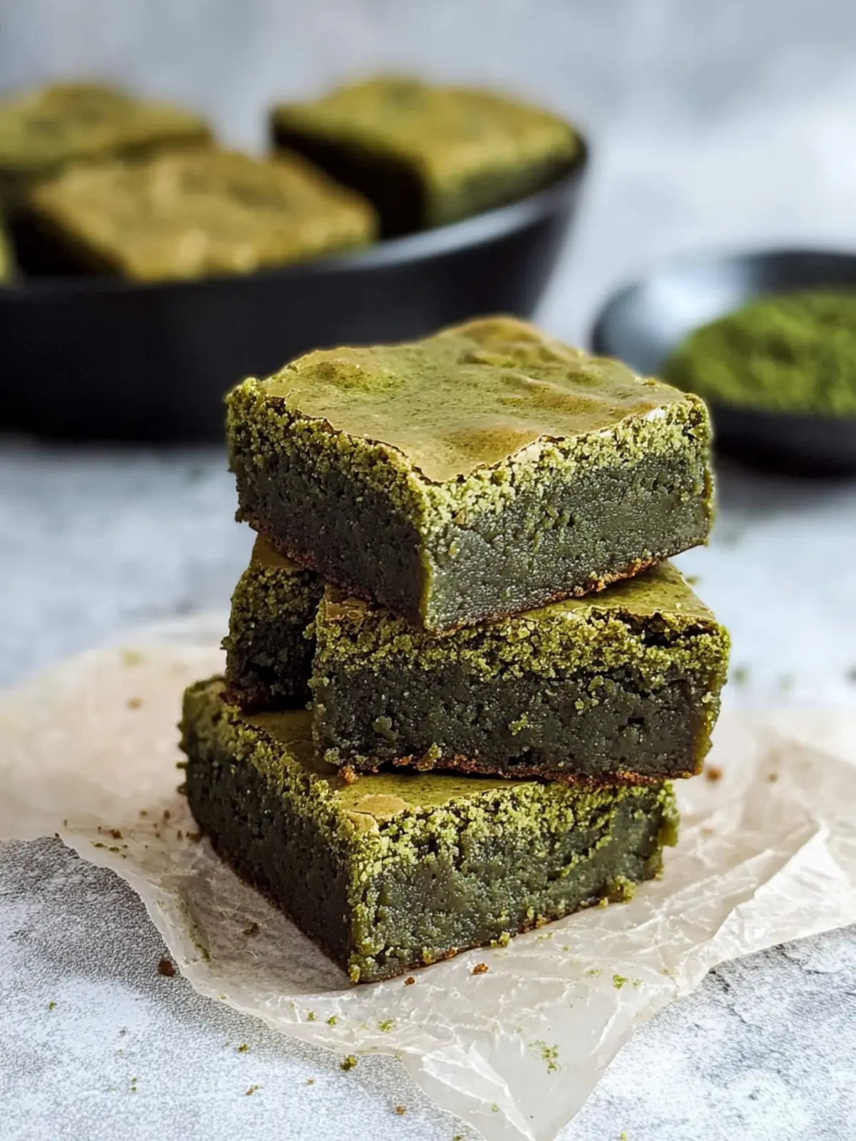 Fudgy Matcha Brownies for a Vibrant Sweet Treat Boost 2 Matcha Brownies