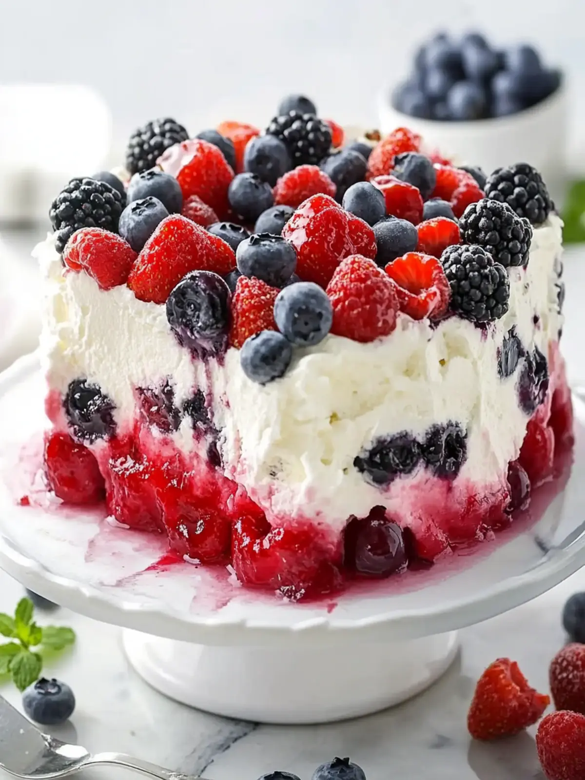 Summer Berry Poke Cake: Your New Favorite Summer Treat 2 Summer Berry Poke Cake