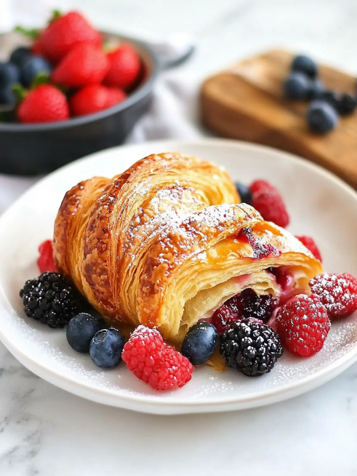 Berry Croissant Bake: Your Dreamy Make-Ahead Breakfast Delight 4 Berry Croissant Bake