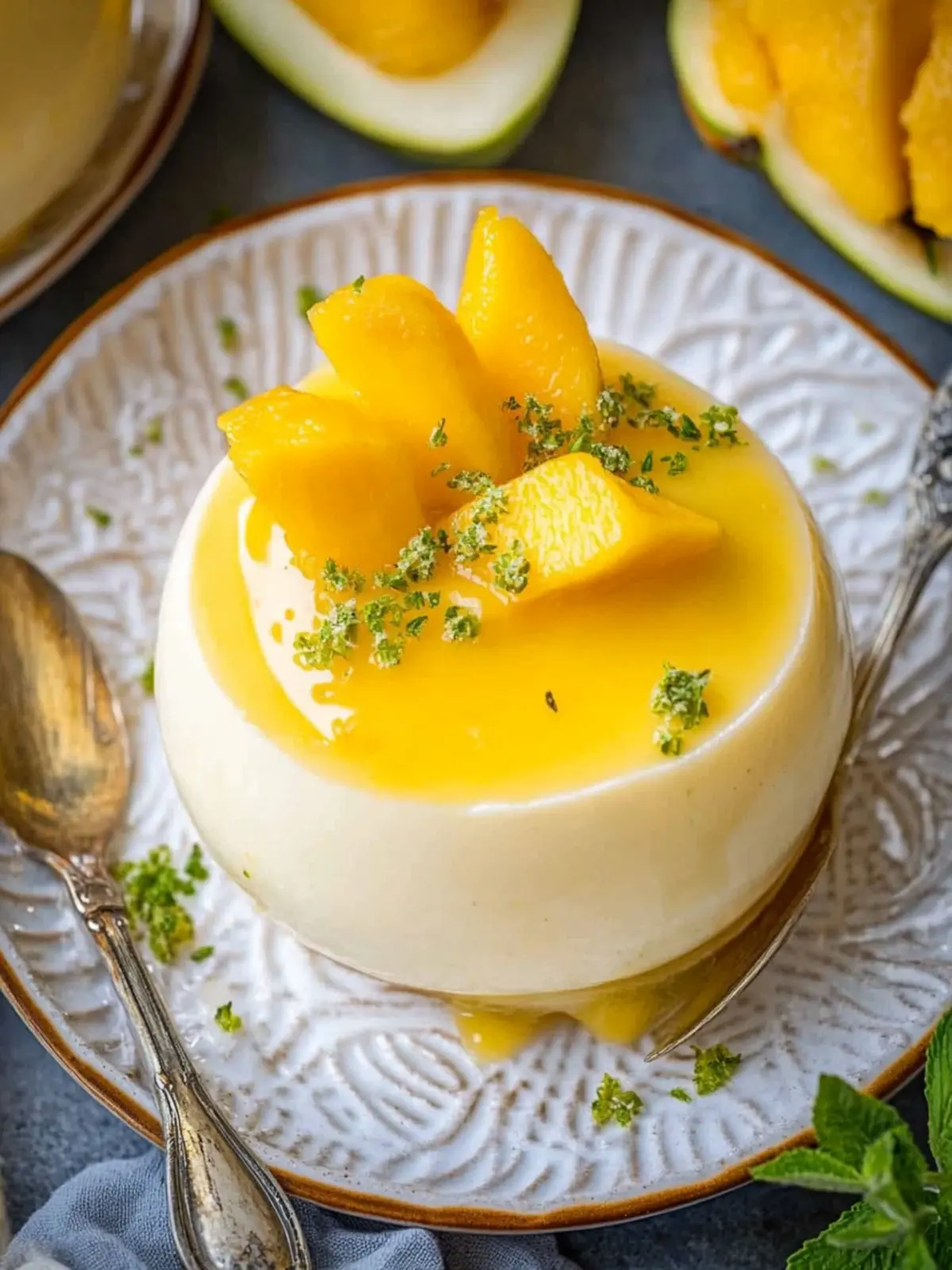 Delightful Mango Panna Cotta: A 10-Minute Tropical Treat 5 Mango Panna Cotta