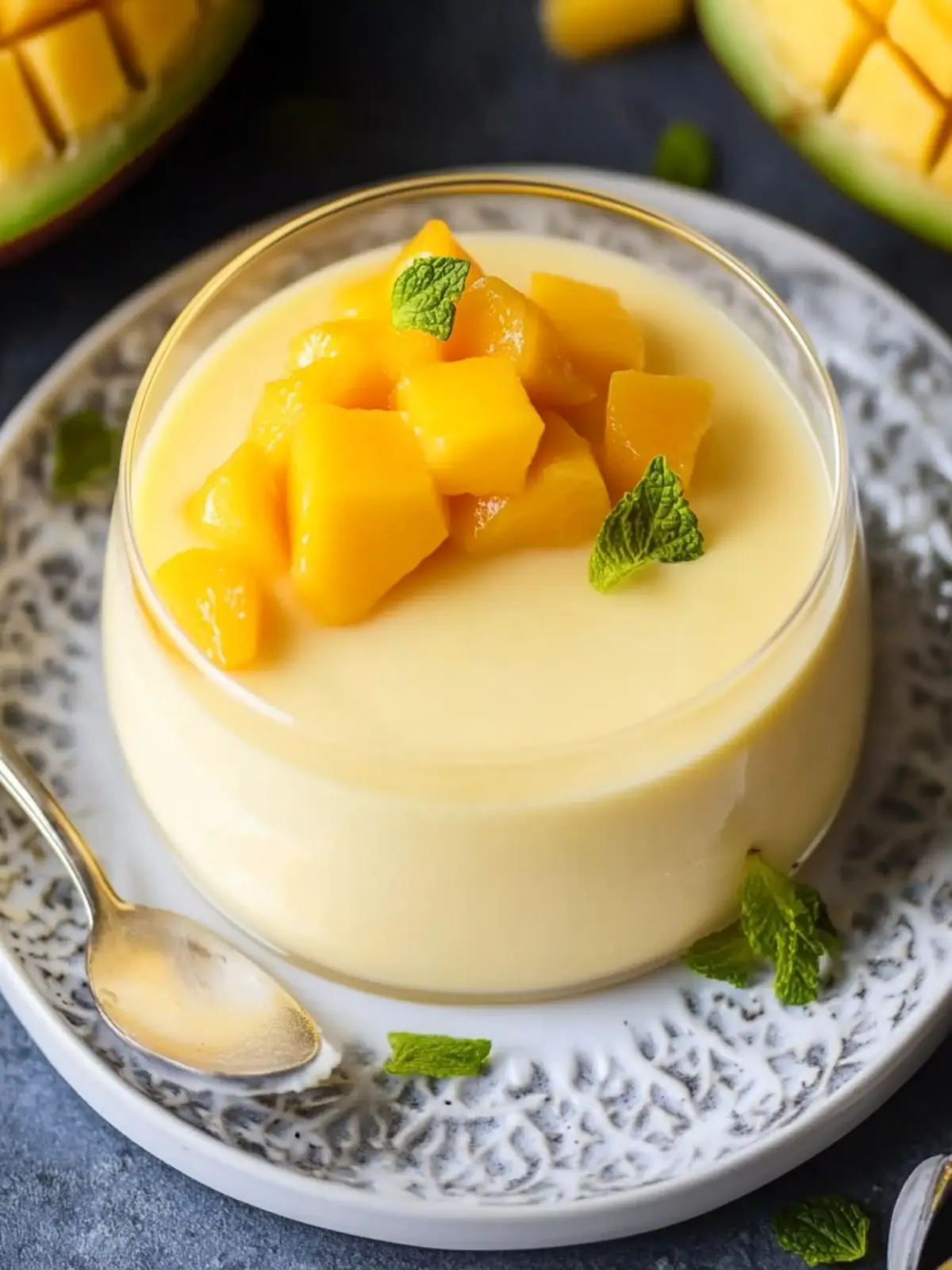 Delightful Mango Panna Cotta: A 10-Minute Tropical Treat 3 Mango Panna Cotta