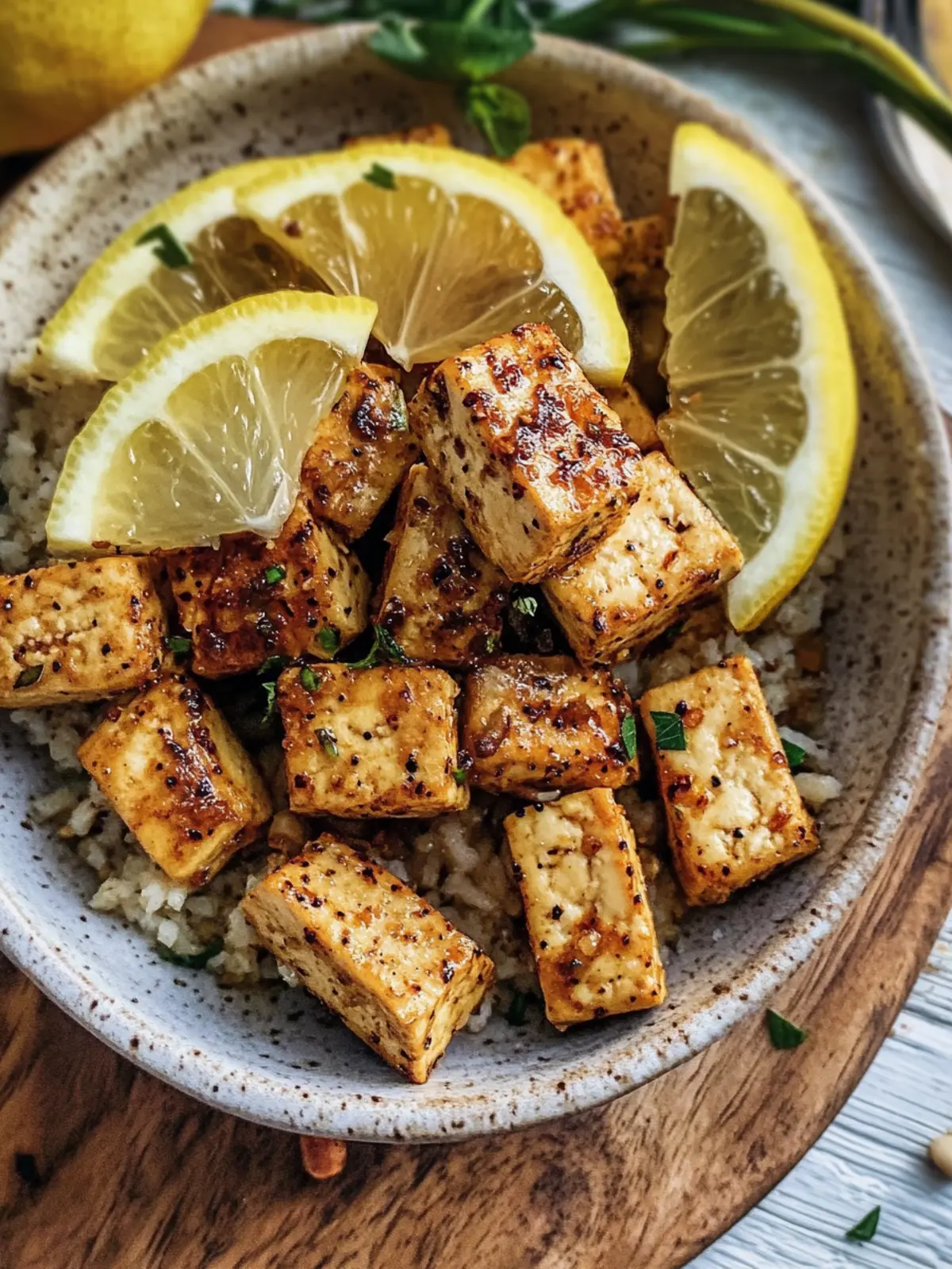Zesty Lemon Pepper Tofu for a Crispy Vegan Feast 4 Lemon Pepper Tofu