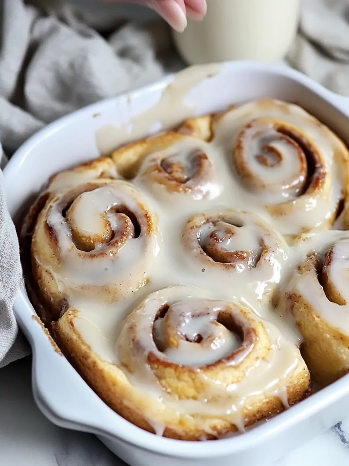 Gooey Collagen Cinnamon Rolls with 20 Grams of Protein Per Roll 3 Gooey Collagen Cinnamon Rolls (20 grams per roll!)