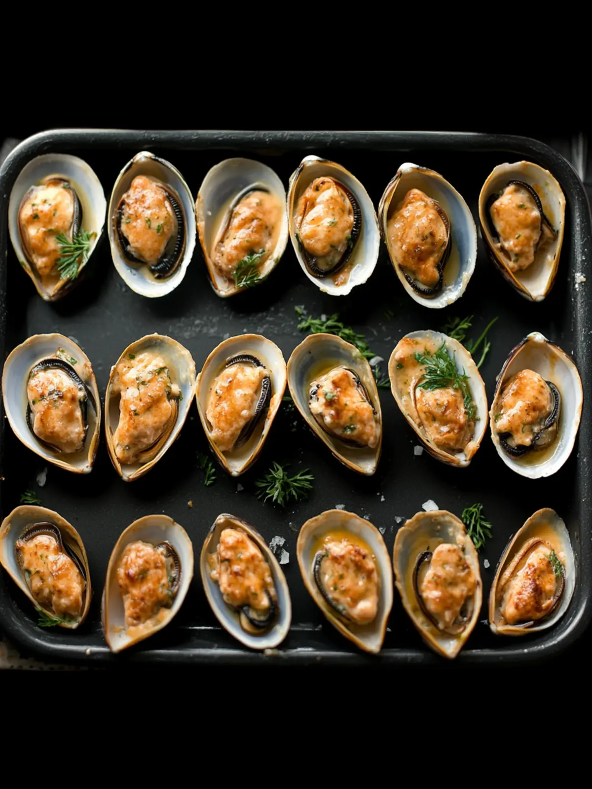 Baked Mayo-Cheese Mussels: Quick Gourmet Delight at Home 2 Baked Mayo-Cheese Mussels