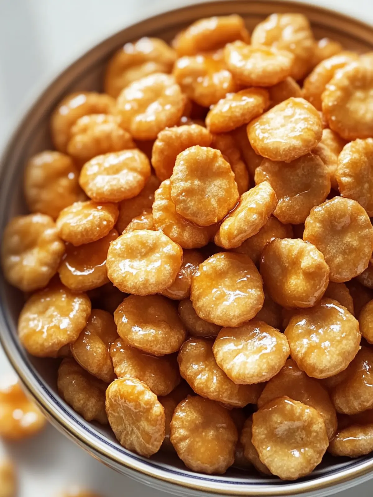 Caramel Crunch Oyster Crackers: A Sweet Snack Delight 2 Caramel Crunch Oyster Crackers