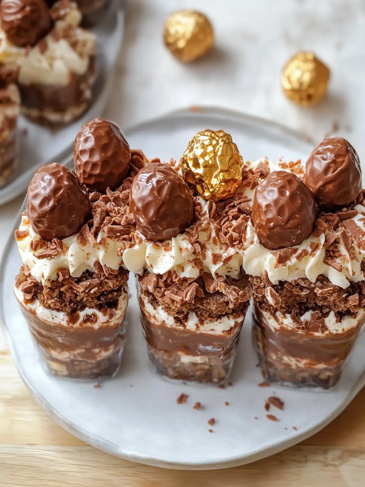 No Bake Ferrero Rocher Dessert: A Crunchy Chocolate Dream 2 No Bake Ferrero Rocher Dessert