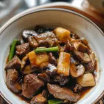 Savory Beef with Mushrooms and Bamboo Shoots Stir-Fry Magic 6 Beef with Mushrooms and Bamboo Shoots (双冬牛肉)