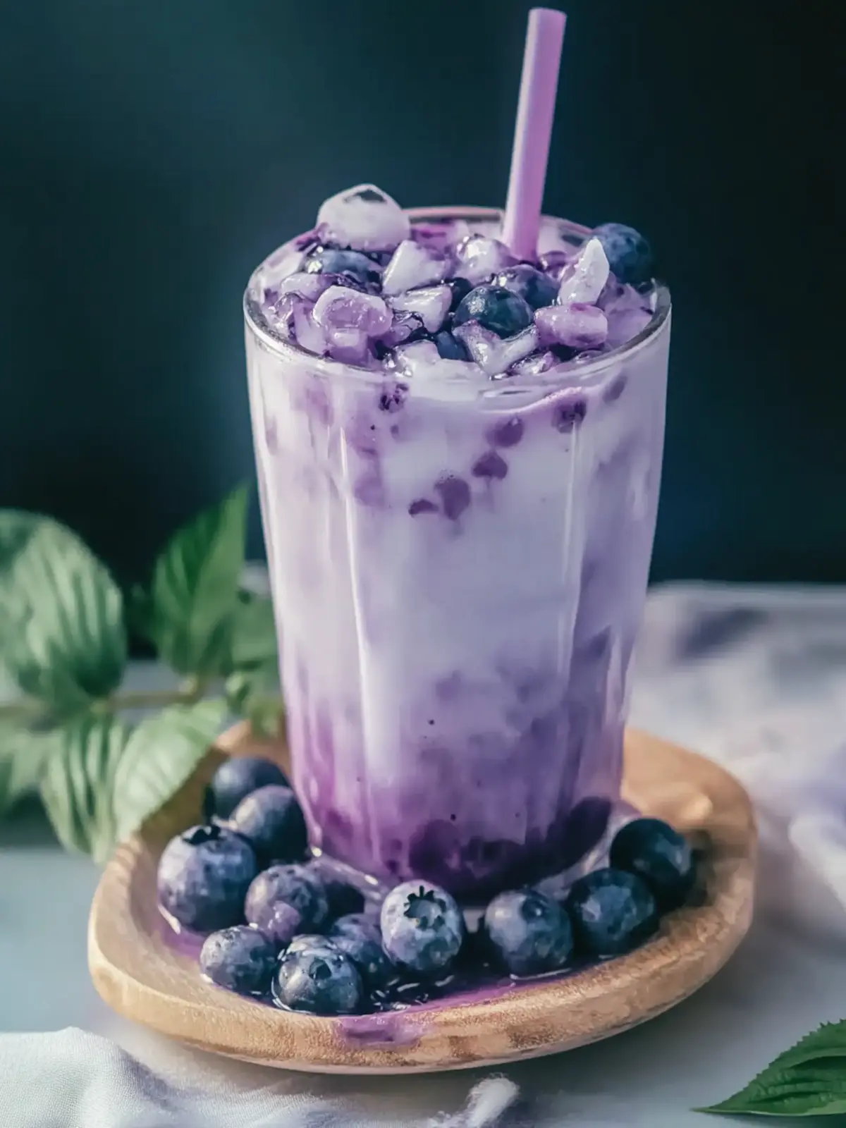 Delicious Blueberry Milk Tea Recipe for a Colorful Treat 2 Blueberry Milk Tea