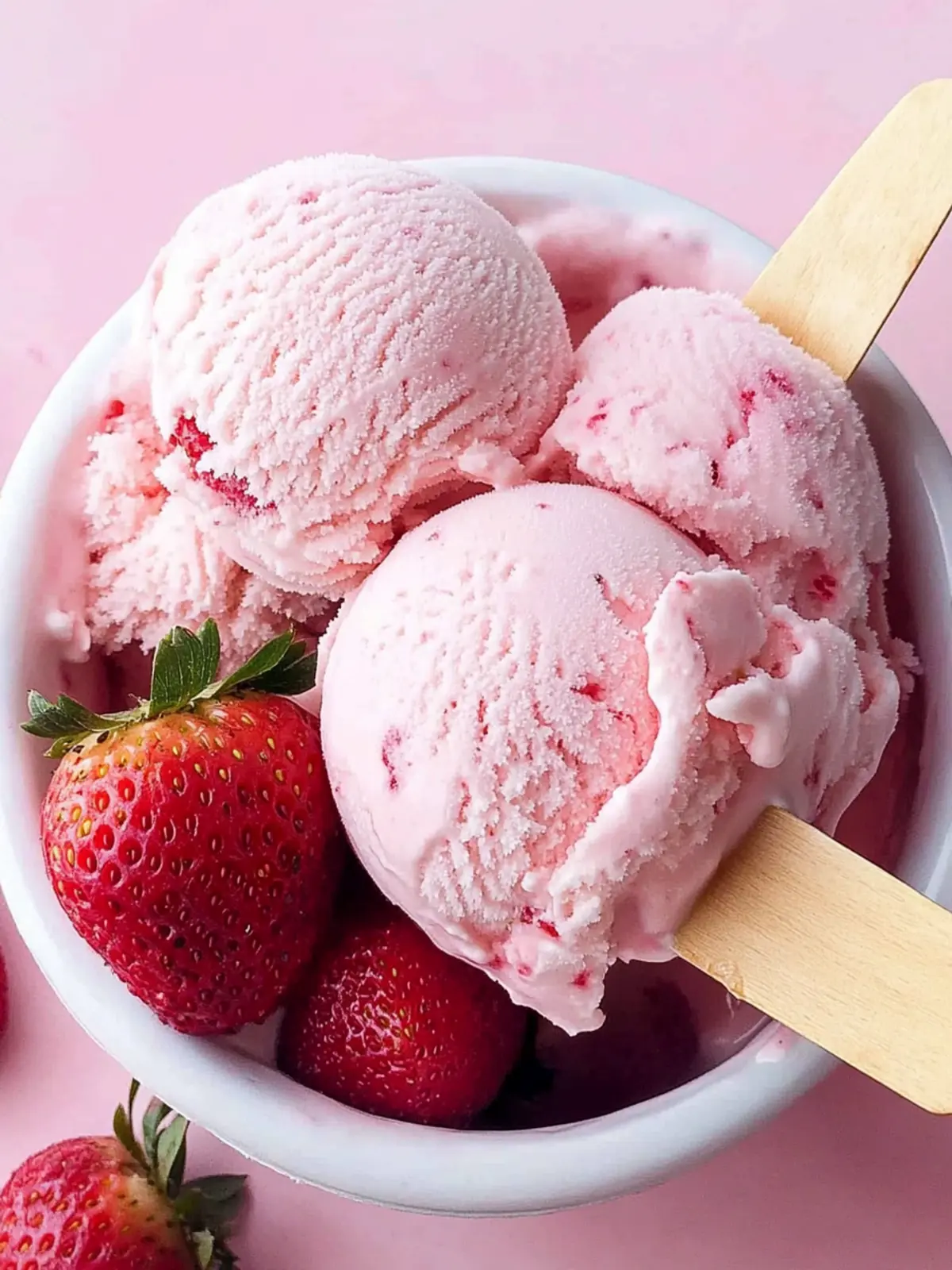Homemade Strawberry Ice Cream That Shouts Summer Bliss 3 Strawberry Ice Cream