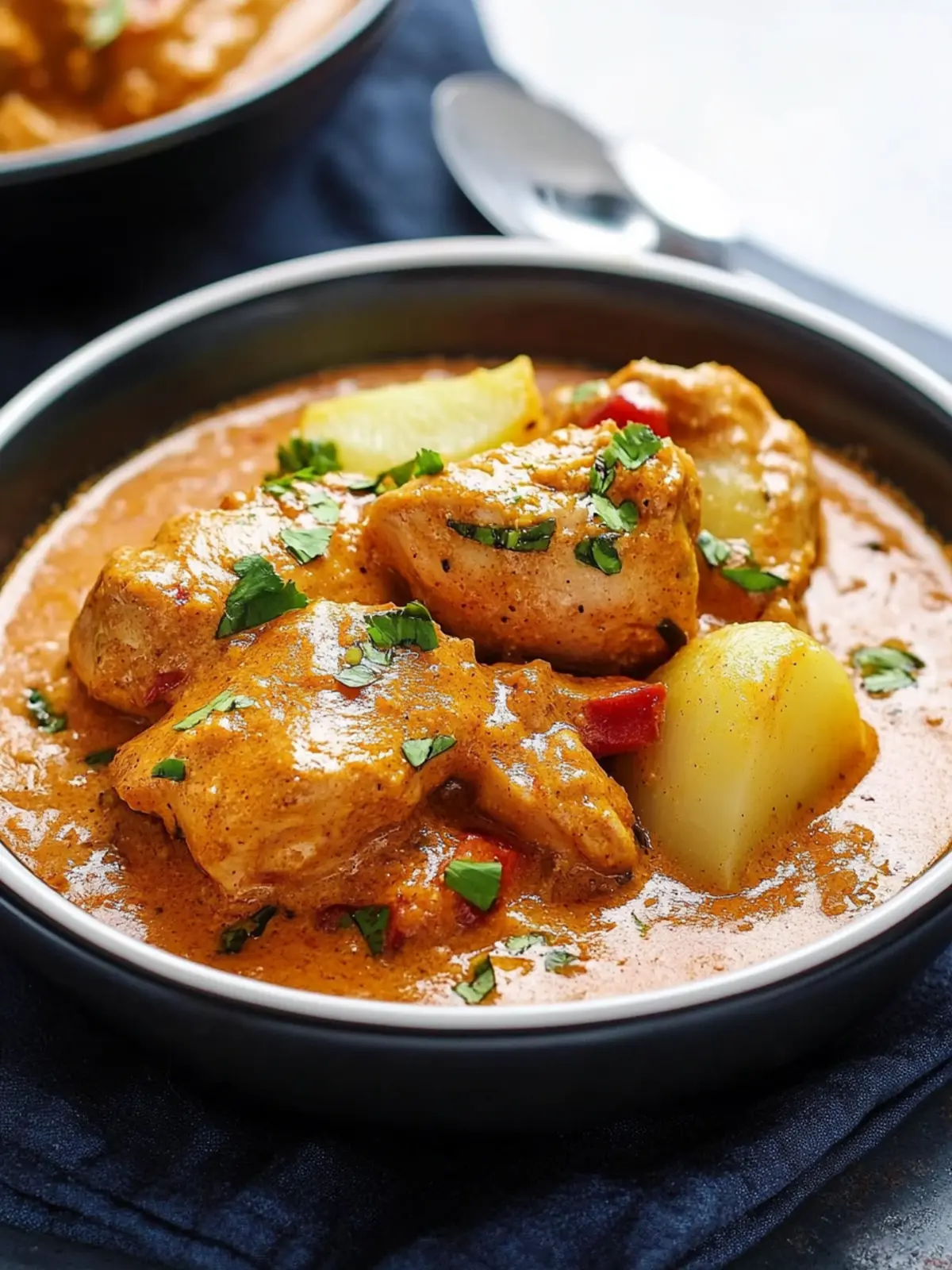 Slow Cooker Butter Chicken and Potatoes for Cozy Weeknight Dinners 4 Slow cooker butter chicken and potatoes