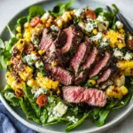 Balsamic Steak Gorgonzola Salad with Grilled Corn Bliss 44 Balsamic Steak Gorgonzola Salad with Grilled Corn
