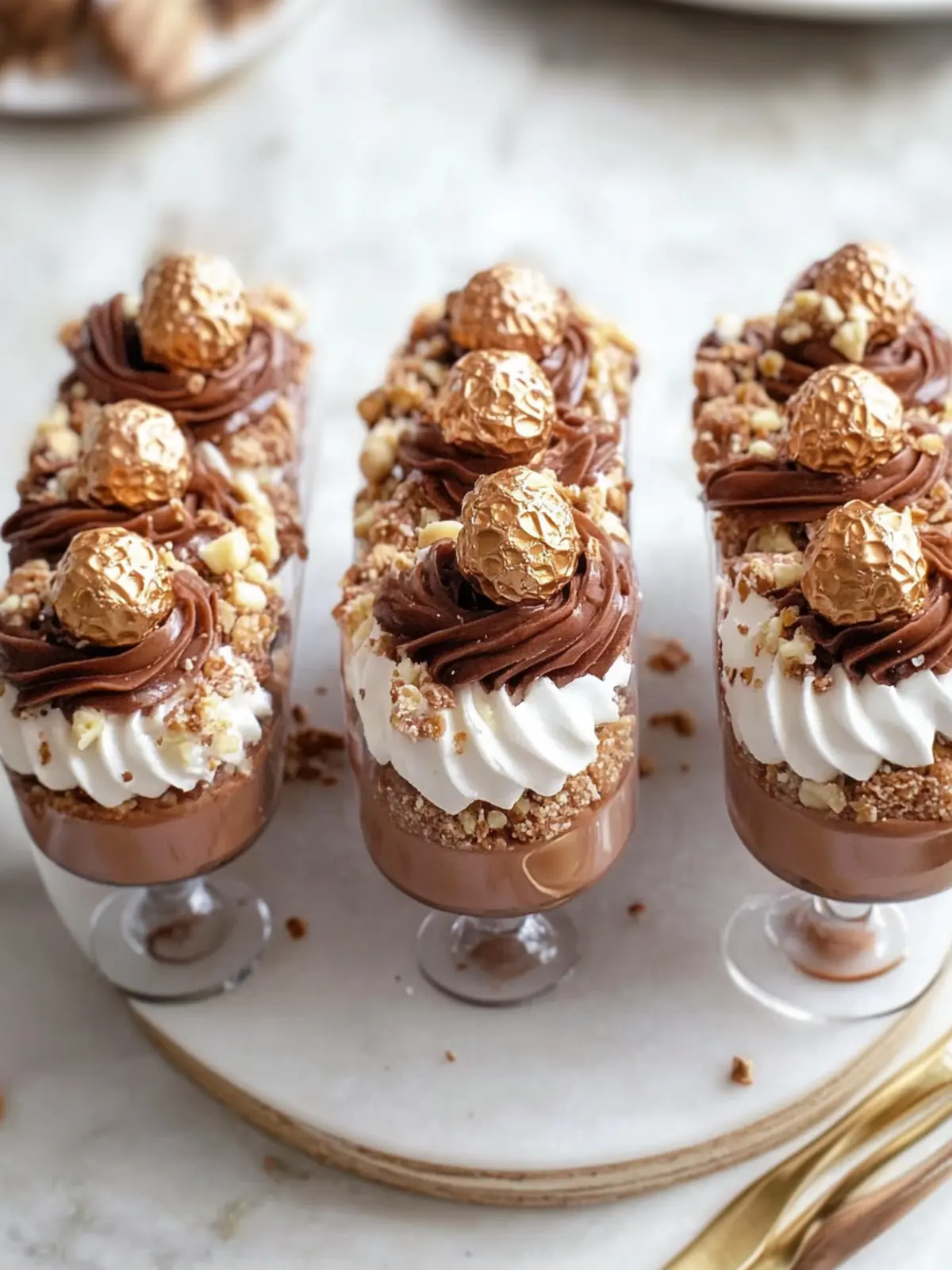 No Bake Ferrero Rocher Dessert: A Crunchy Chocolate Dream 4 No Bake Ferrero Rocher Dessert
