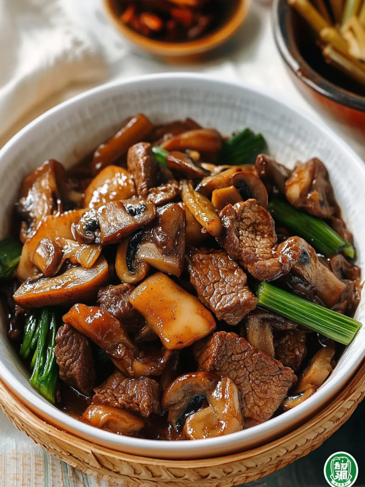 Savory Beef with Mushrooms and Bamboo Shoots Stir-Fry Magic 4 Beef with Mushrooms and Bamboo Shoots (双冬牛肉)
