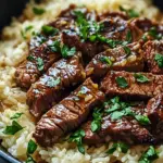 Savor Honey Garlic Butter Steak and Rice Skillet Tonight 9 Honey Garlic Butter Steak and Rice Skillet