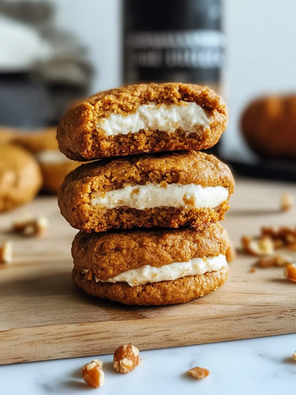Delicious Healthy Pumpkin Cheesecake Cookies That Pack Protein 2 Healthy Pumpkin Cheesecake Cookies (High Protein & Low Carb)