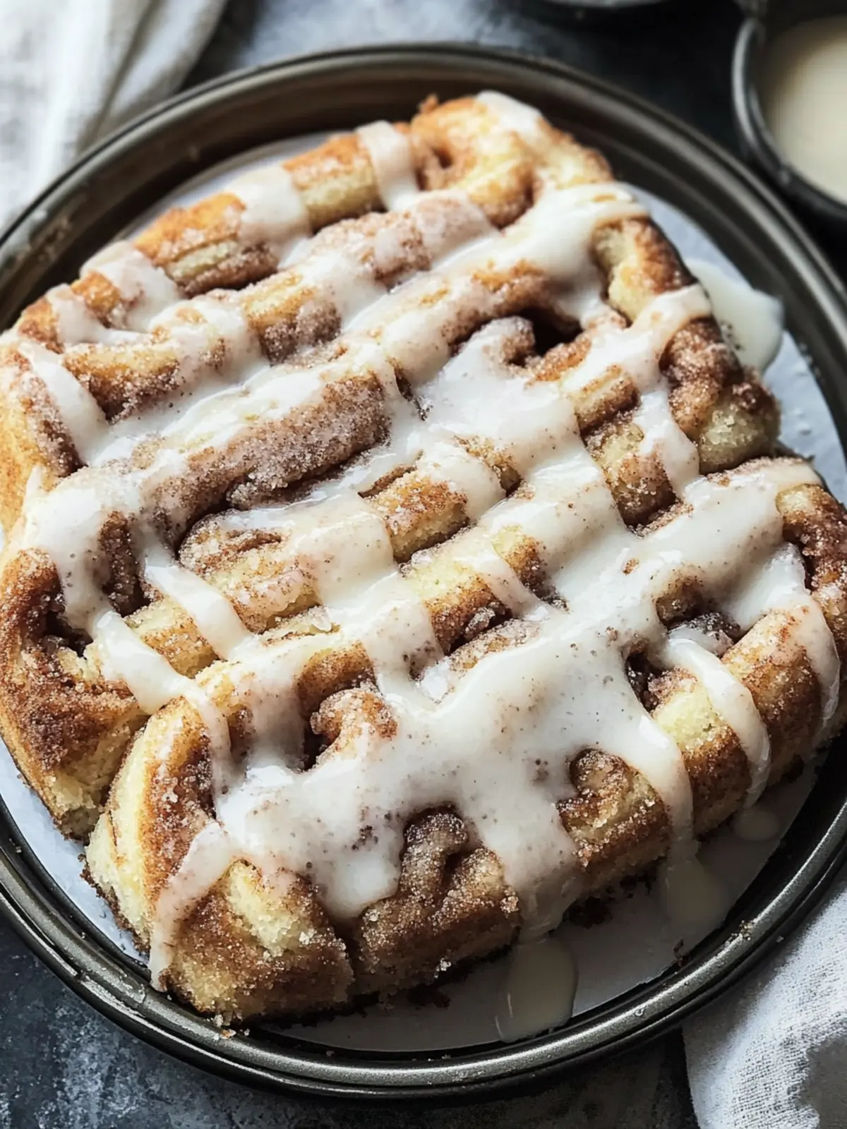 Indulge in Iced Cinnamon Roll Cake That's Irresistibly Easy 3 Iced Cinnamon Roll Cake