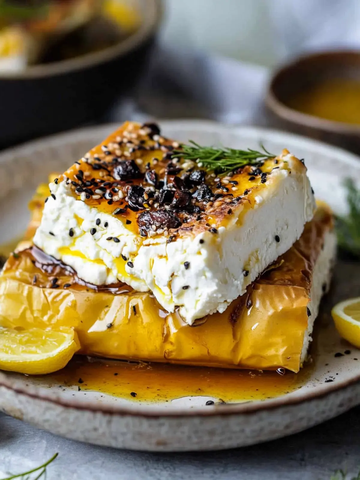 Melt-in-Your-Mouth Greek Honey Baked Feta Delight 3 Greek Honey Baked Feta