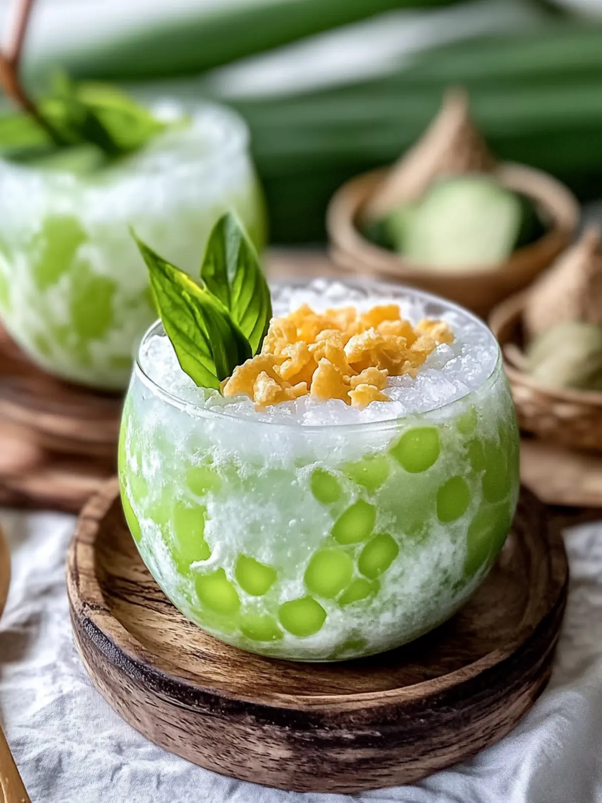 Thai Lod Chong Dessert Cendol Recipe for a Cool Summer Treat 4 Thai Lod Chong Dessert (Cendol Recipe)