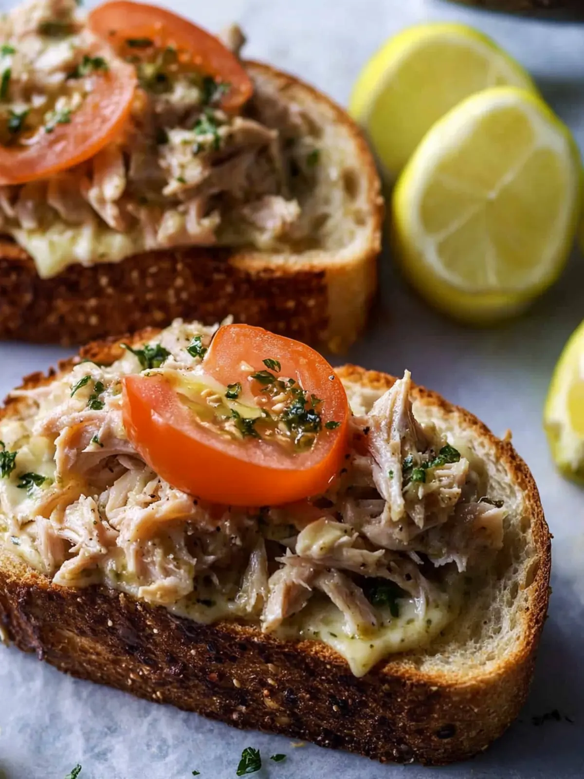 Irresistible Open Faced Tuna Melts: Broiled or Baked Goodness 5 Open Faced Tuna Melts {Broiled or Baked)