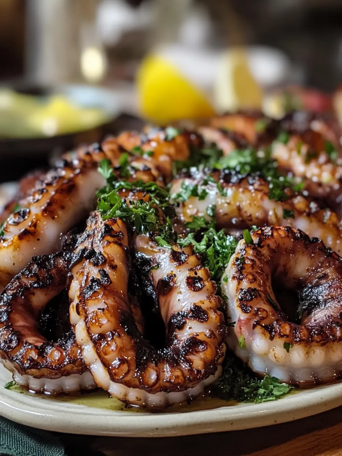 Grilled Octopus: A Nutritious, Flavor-Packed Seafood Delight 3 Grilled Octopus: A Delicious and Nutritious Seafood Dish